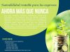 Abiertas las inscripciones: “Sostenibilidad rentable para las empresas”
