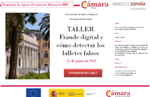 Taller «Fraude digital y cómo detectar los billetes falsos», el 21 de junio