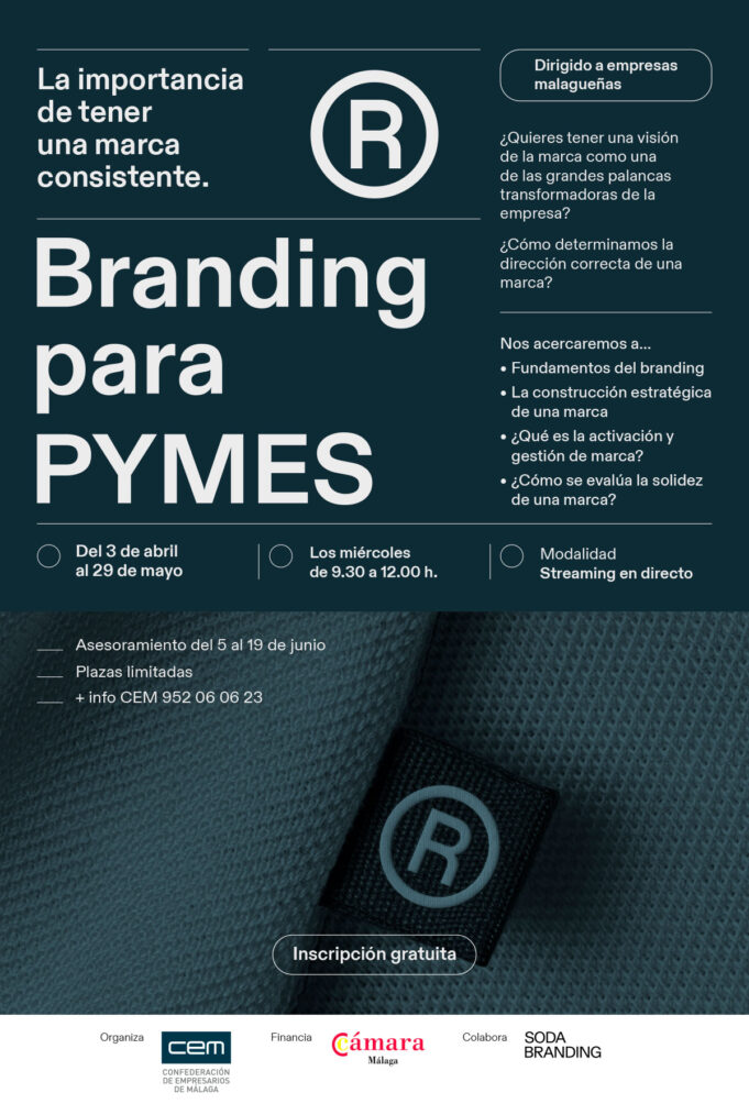 Branding para Pymes (formación gratuita): comienzo el 3 abril