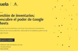Jornada gratuita sobre gestión de inventarios «Google Sheets»: 18 de marzo