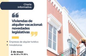 ACEB-ACCAB organizan una charla sobre novedades legislativas para las viviendas de alquiler vacacional
