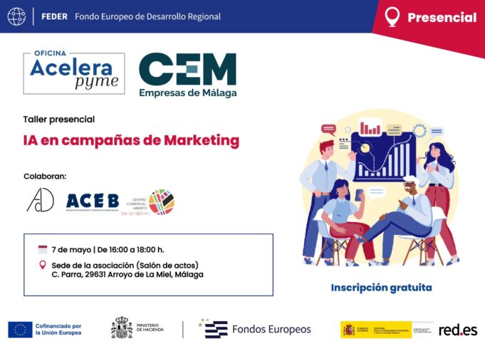 Taller gratuito sobre IA en campañas de marketing, el 7 de mayo en la sede de ACEB-ACCAB
