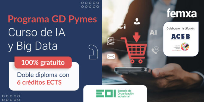 Últimos inicios en abril del curso de IA y Big Data, 100% subvencionado para autónomos y trabajadores