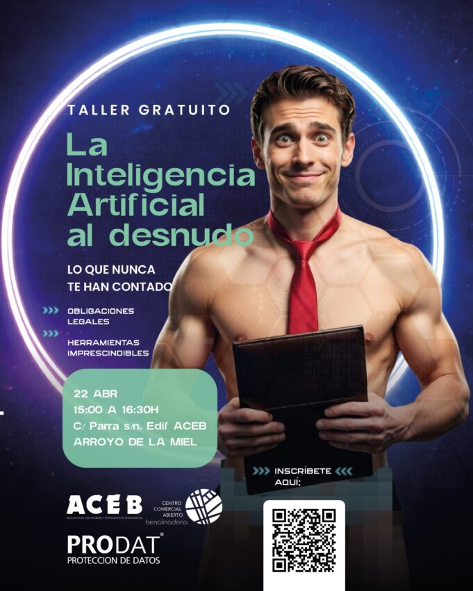 ACEB organiza el 22 de abril el taller gratuito ‘La Inteligencia Artificial al desnudo’, con Prodat