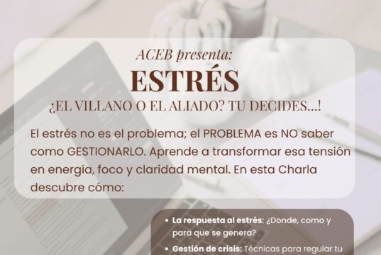 La sede de ACEB-ACCAB acoge el 5 de mayo un taller práctico y gratuito para gestionar el estrés