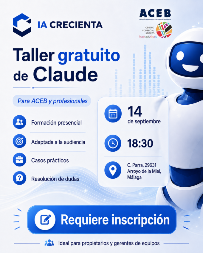 ACEB ofrece un taller práctico y gratuito para utilizar Claude
